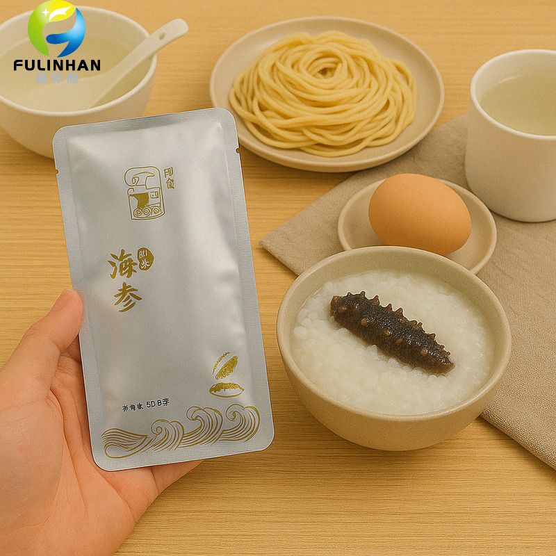 Silver food packaging pouch