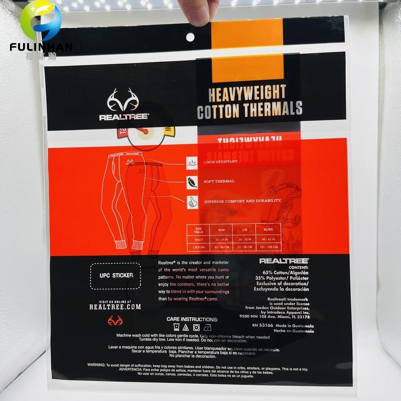 Outdoor Warm Pants Plastic Bags