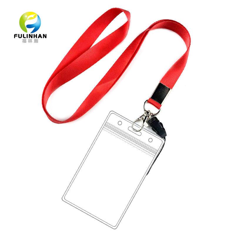 Custom Clear PVC Badge Holder with Lanyards | ID Card Holders